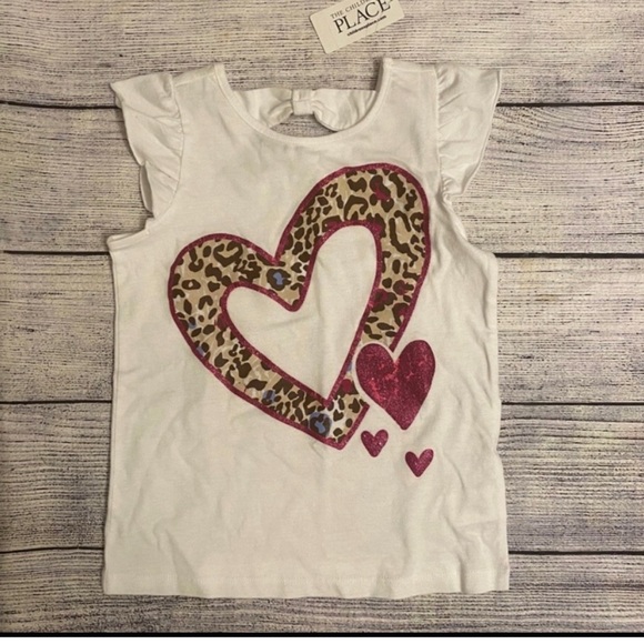 The Children's Place Other - Children’s Place heart shirt size 4T girls NWT